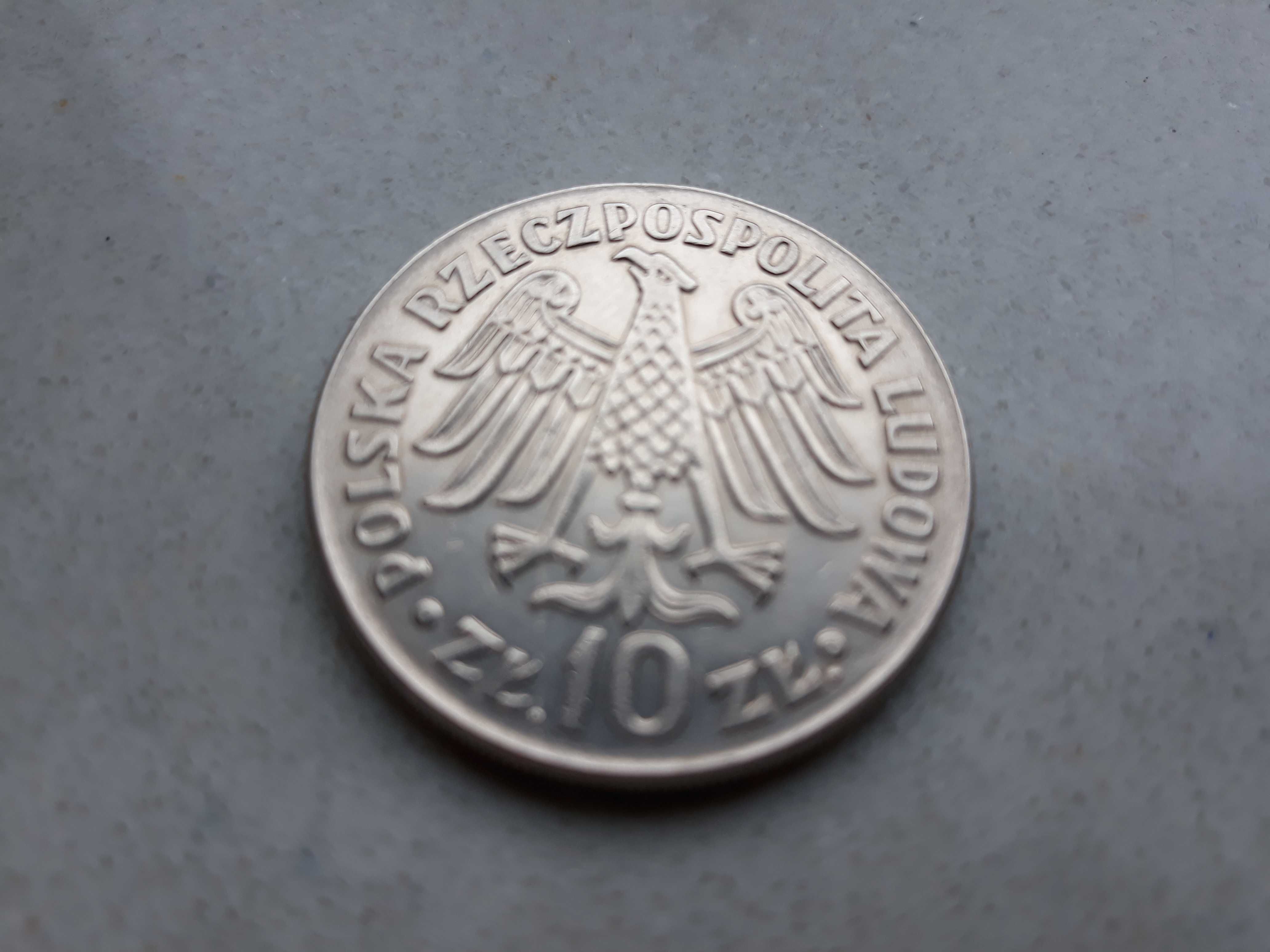 Moneta 10 złotych z 1964 roku "Kazimierz Wielki" w pięknym stanie.