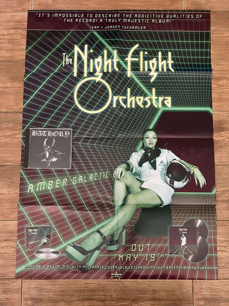 Poster The Night Flight Orchestra - Amber Galactic - Nuclear Blast