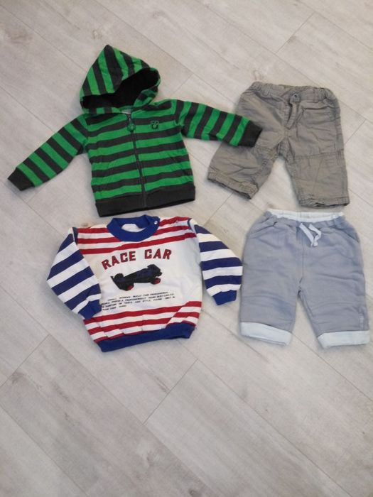 Komplet Spodnie bluzy 6-12 miesiecy