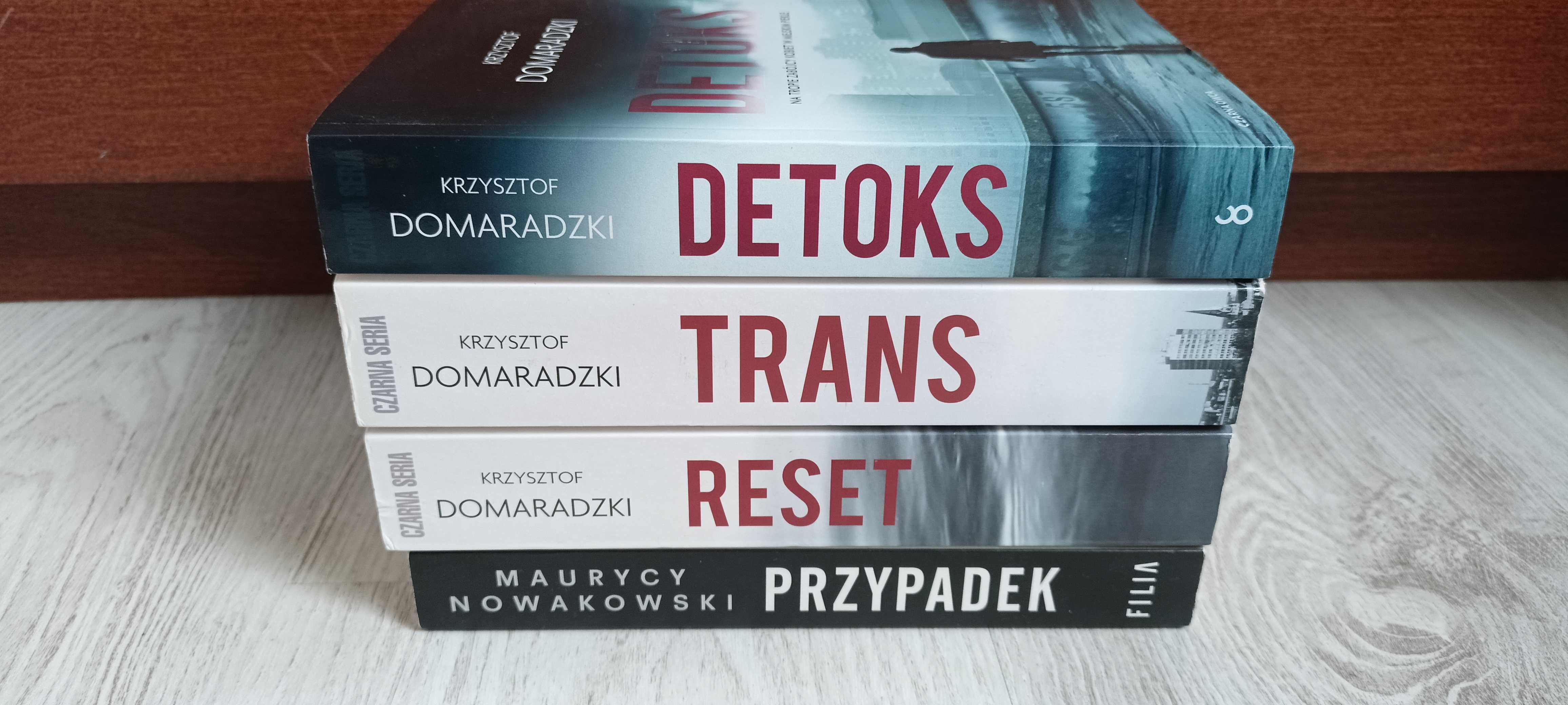 4x Domaradzki Trans + Reset + Detoks + Maurycy Nowakowski Przypadek
