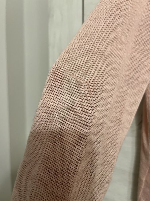 Jasnoróżowy sweterek XS H&M kardigan damski cienki sweter