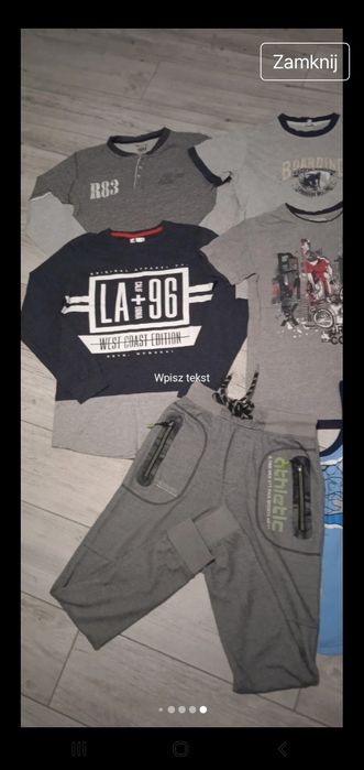 Bawełniany zestaw bluzki koszulki H&zM, Reserved 152