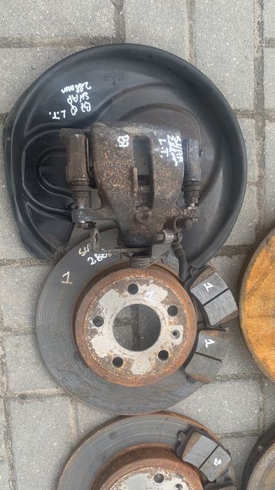ZESTAW hamulce SWAP 320mm/288mm AUDI A4 B6 B7 S4 Exeo tarcze