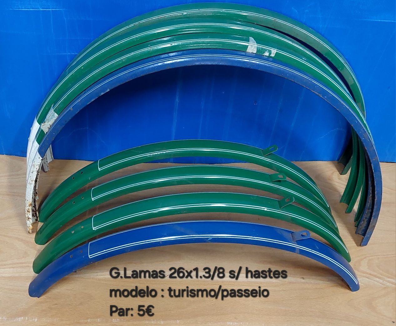 Cubos Sturmey usados/guarda lamas pasteleira/ descansos novos 20/28