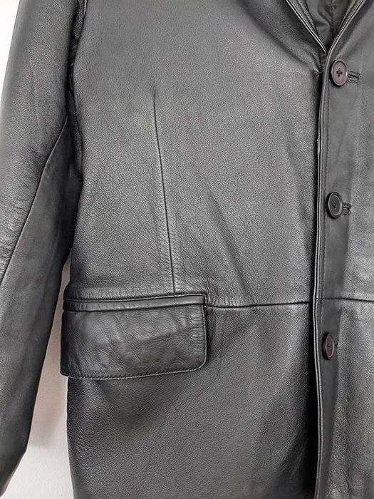 Męska kurta - marynarka skórzana
