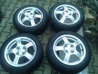 Alufelgi z Oponami Letnimi 6mm 4x114.3 15 Honda Kia Volvo Hyundai Colt
