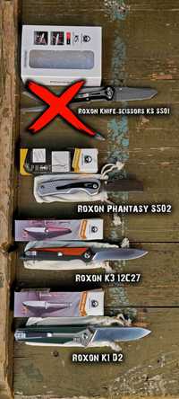 Ніж Roxon K1, K3/Мультитул Roxon Phantasy S502 Нож