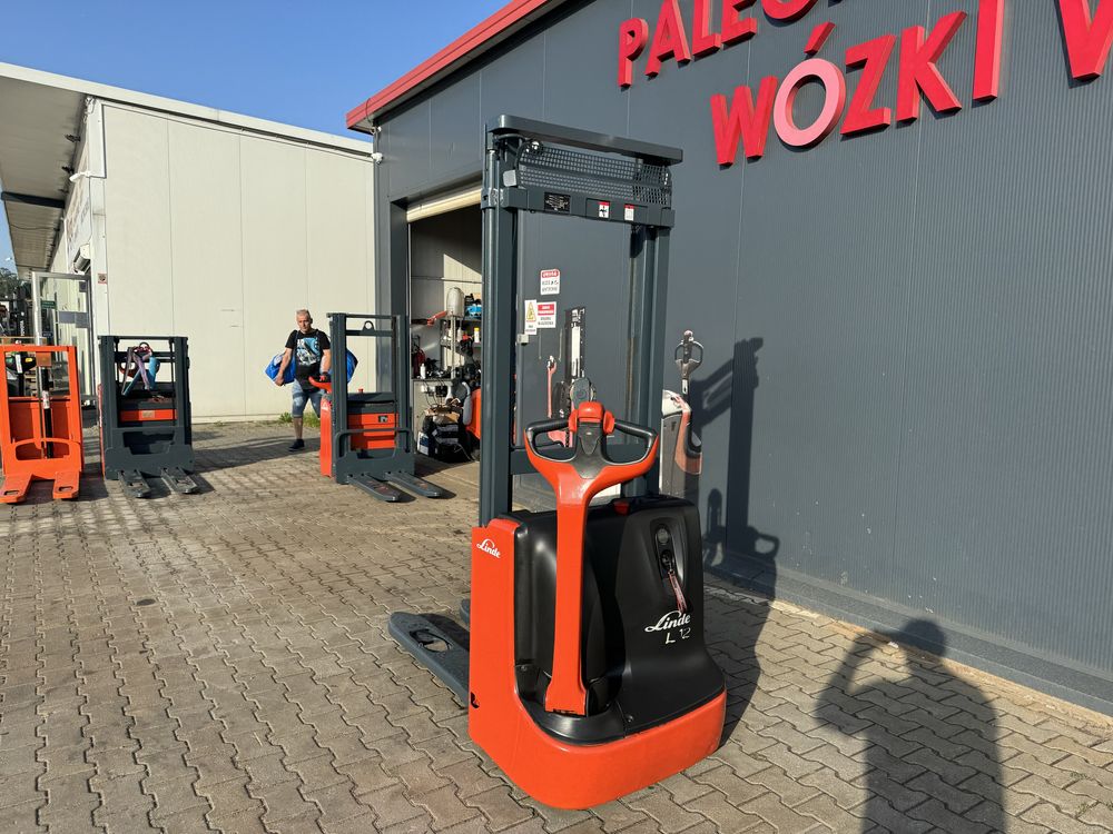 Paleciak elektryczny Linde L 12 wózek 330 cm 1200 kg wózek Jak Nowy