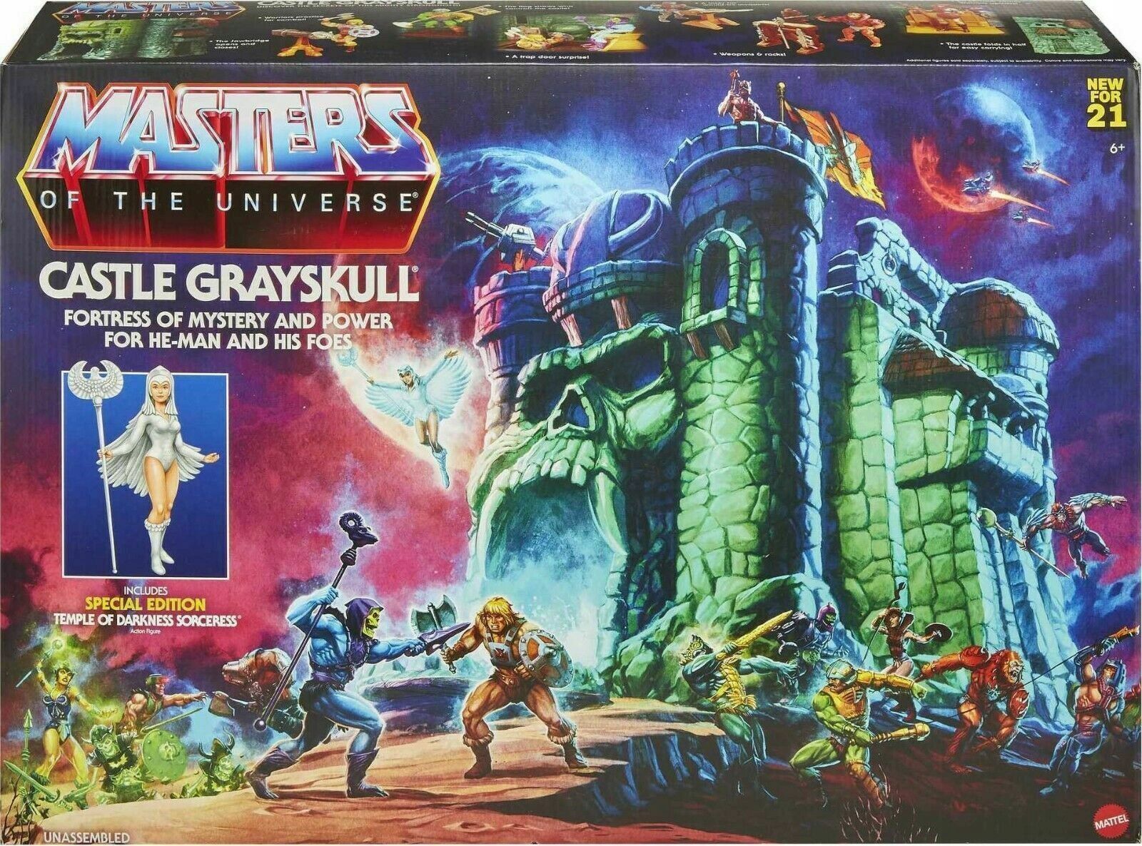Zamek Mattel Masters Of The Universe - Geneza Grayskull Zestaw Do y