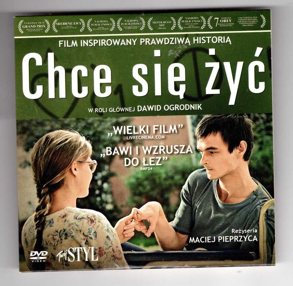 Chce się żyć (Dawid Ogrodnik, reż. Maciej Pieprzyca) DVD