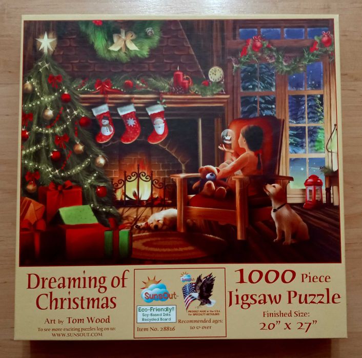 świąteczne puzzle SUNSOUT 1000 Dreaming of Christmas Boże Narodzenie