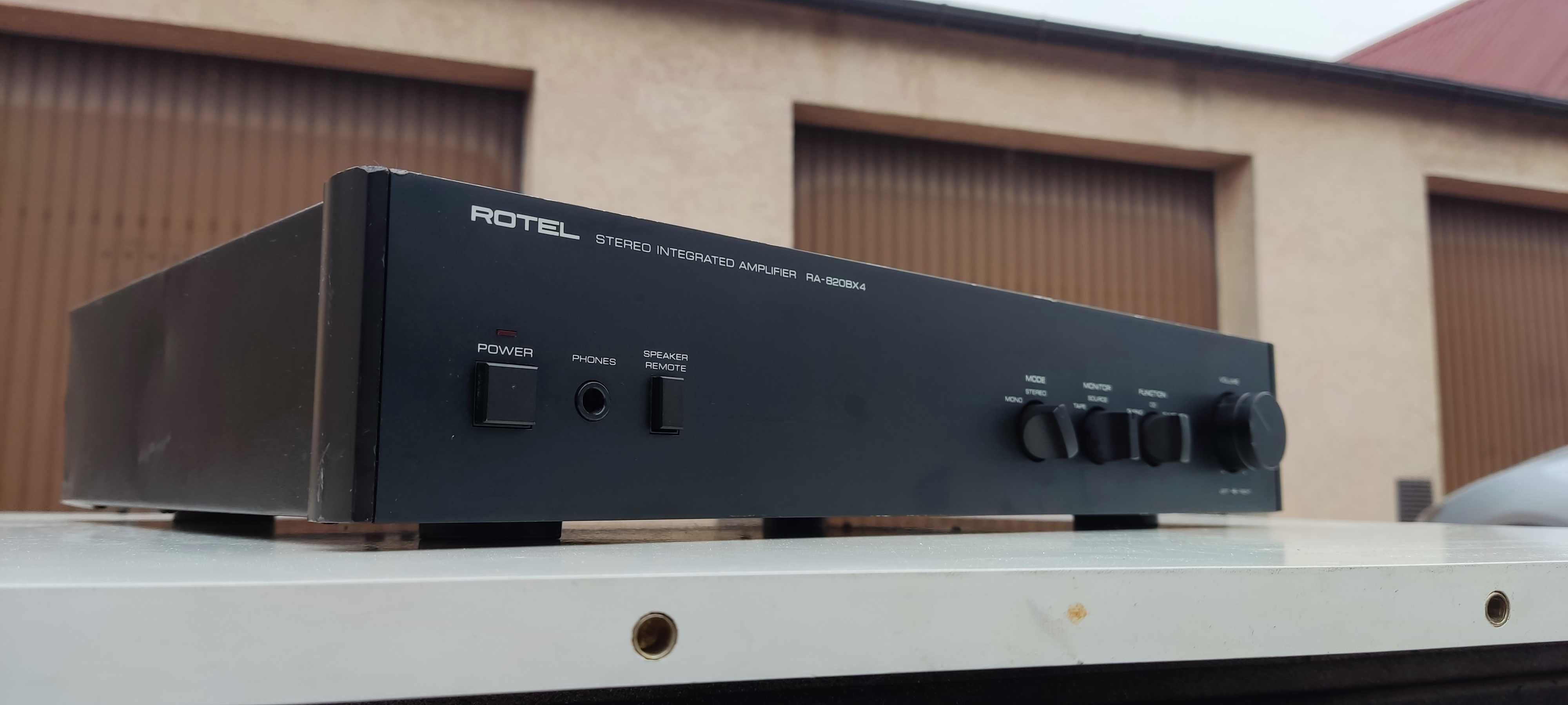 ROTEL RA-820BX4 Klasyczny wzmacniacz z ang audiofilskiej szkoły audio