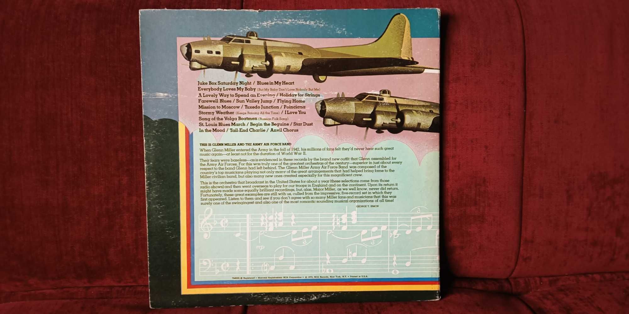 Glenn Miller and The Army Air Fofce USA 1973 LP