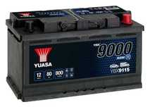 YBX9115 Akumulator 80AH/800A P+ YUASA AGM START&STOP