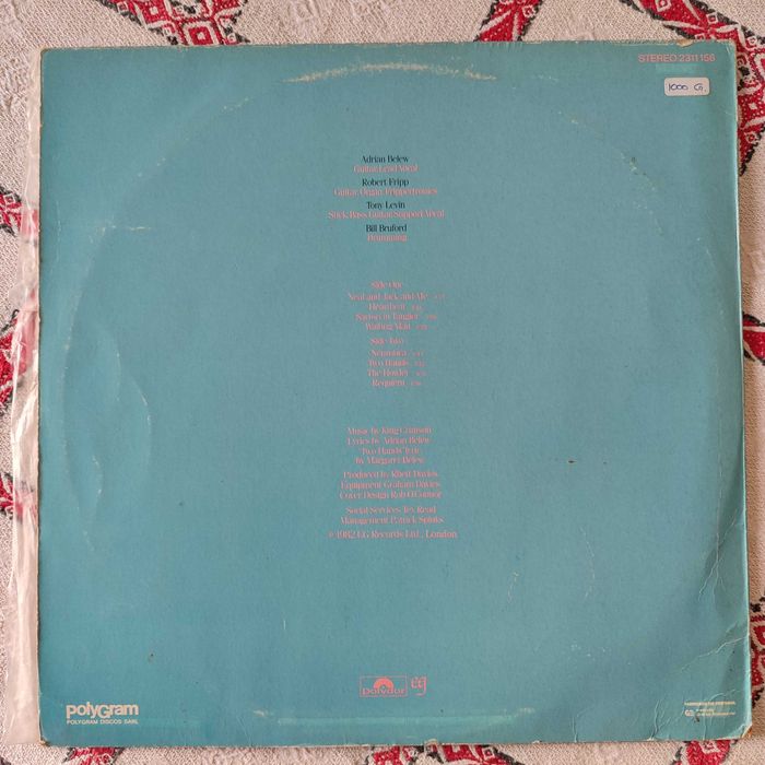 2 discos vinil King Crimson - progressivo