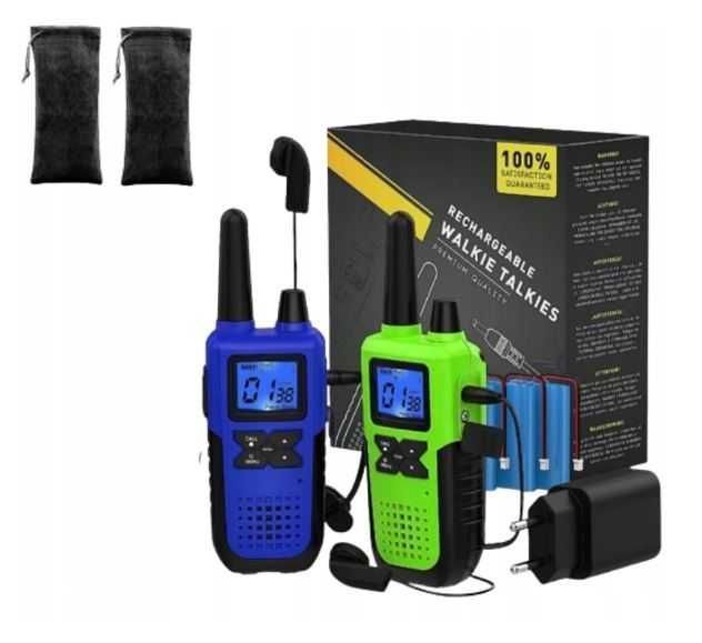 Topsung K10 wysokiej jakości krótkofalówka walkie talkie 1800mAh 2szt