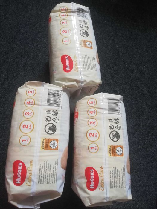 Памперси huggies 2 Extra Care (24шт)