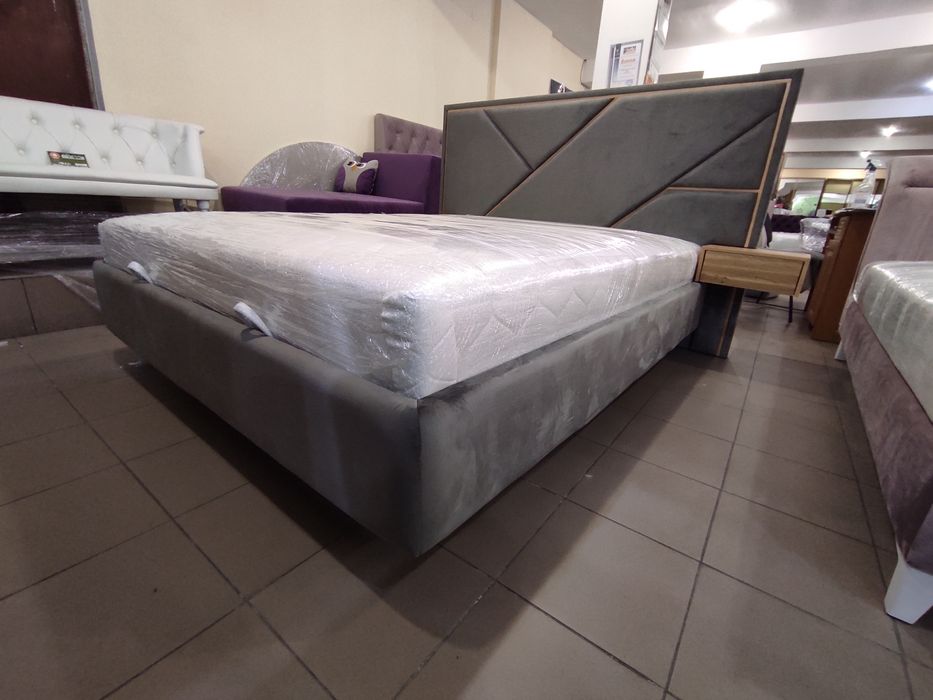 Ліжко Стронг з матрацом і тумбами, кровать, матрас