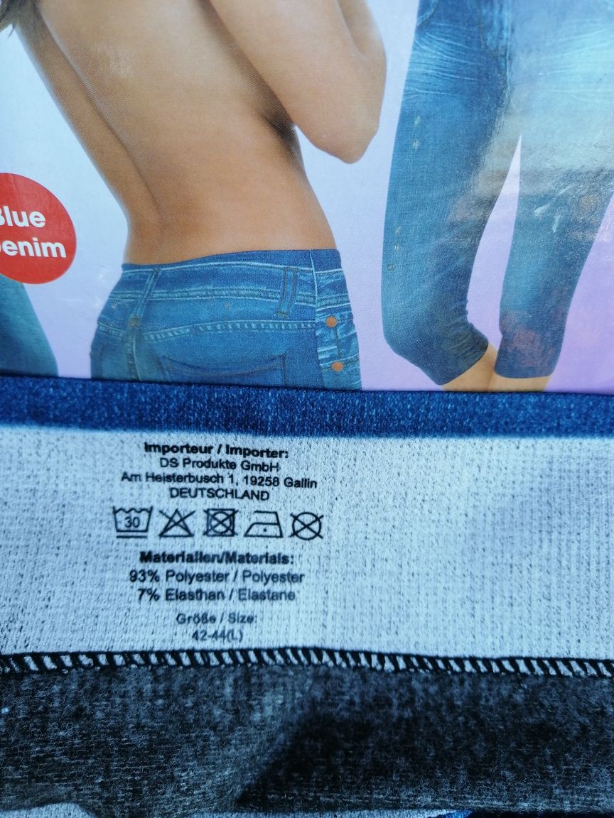 Leggins- jeans 3/4 rozmiar M i L