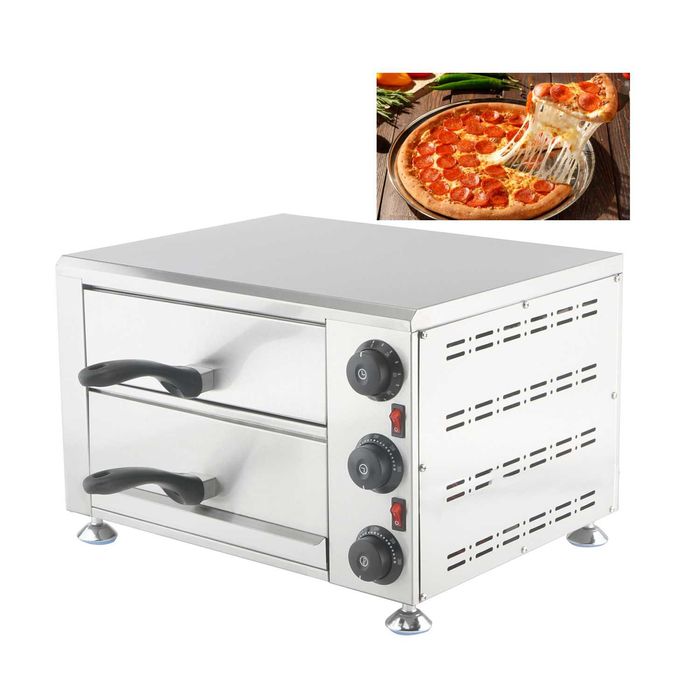 Piekarnik do pizzy PROFESJONALNY elektryczny 2-komorowy 1750W Cukus