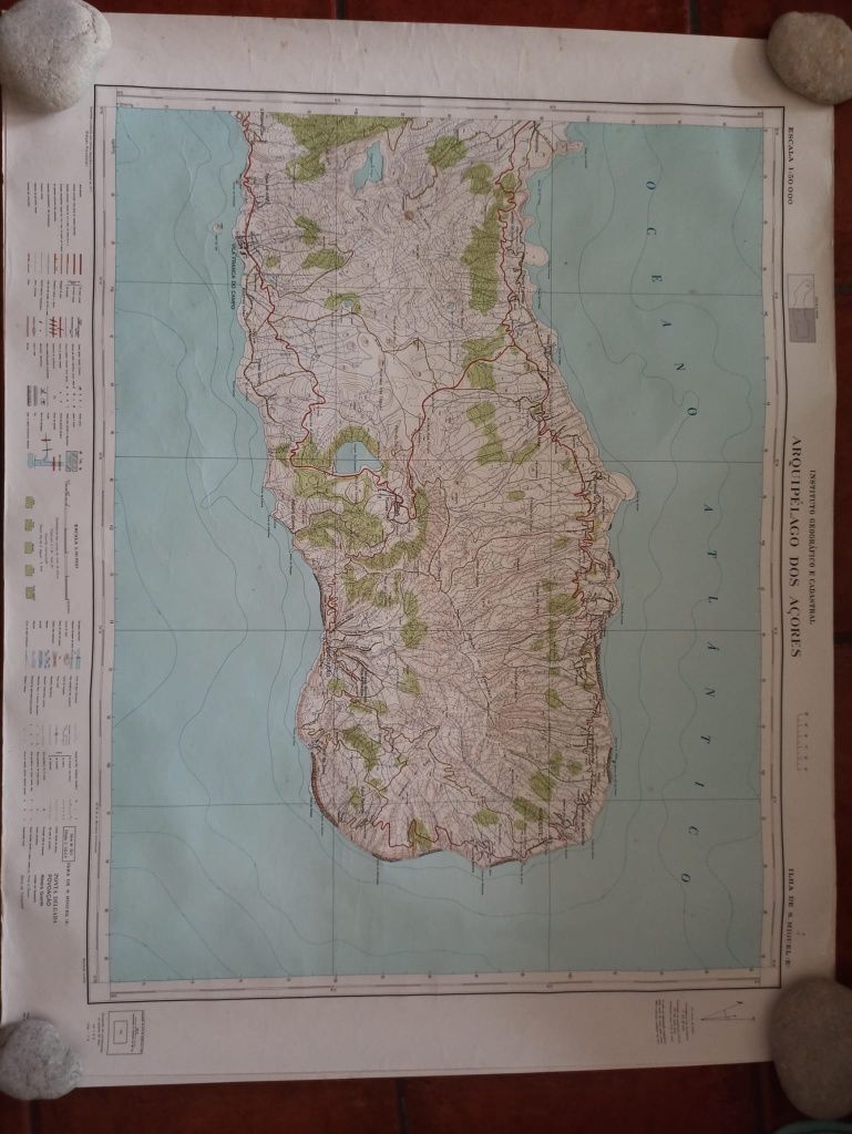 Mapas da ilha de São Miguel, Açores