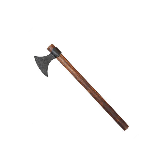 Topór Bojowy Wikingów Z Czarną Głowicą