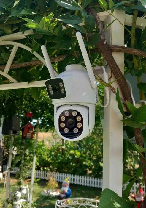 Câmera 2 Lentes - 2.4G/5G - Wi-Fi - Interior e Exterior