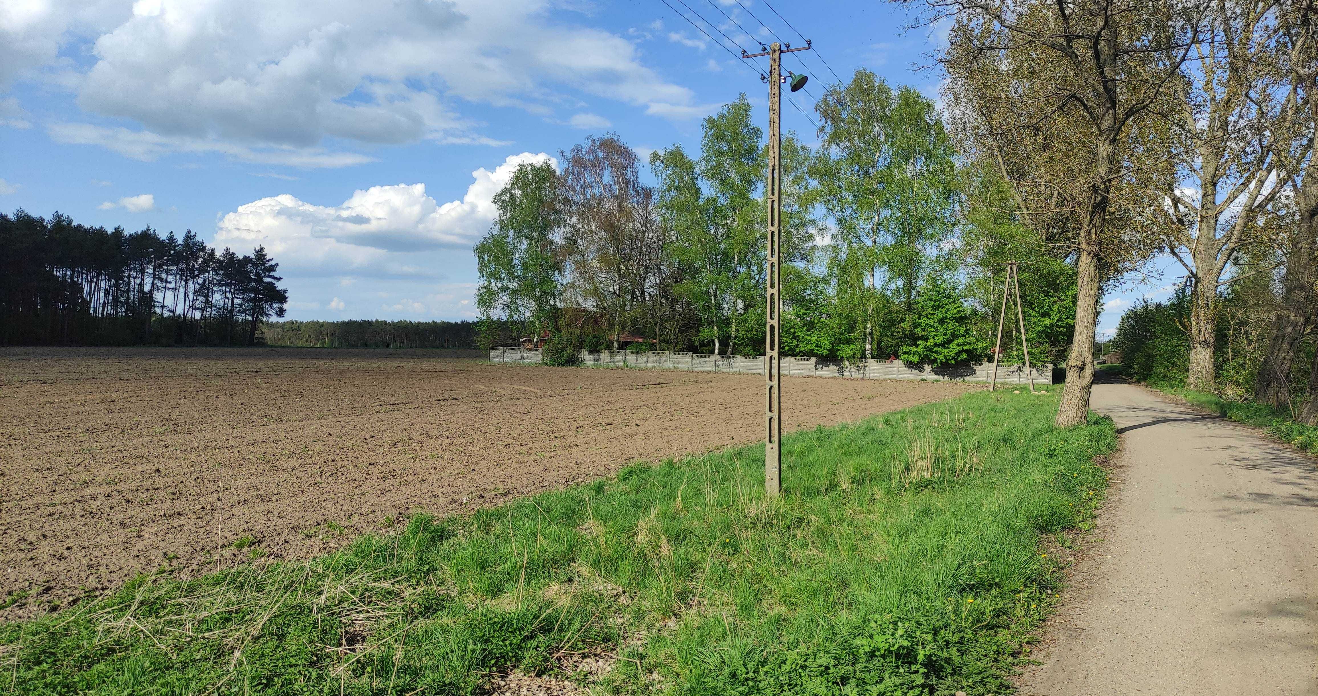 Działka budowla 1343m Huta Bardzyńska gm. Dalików woj. Łódzkie.