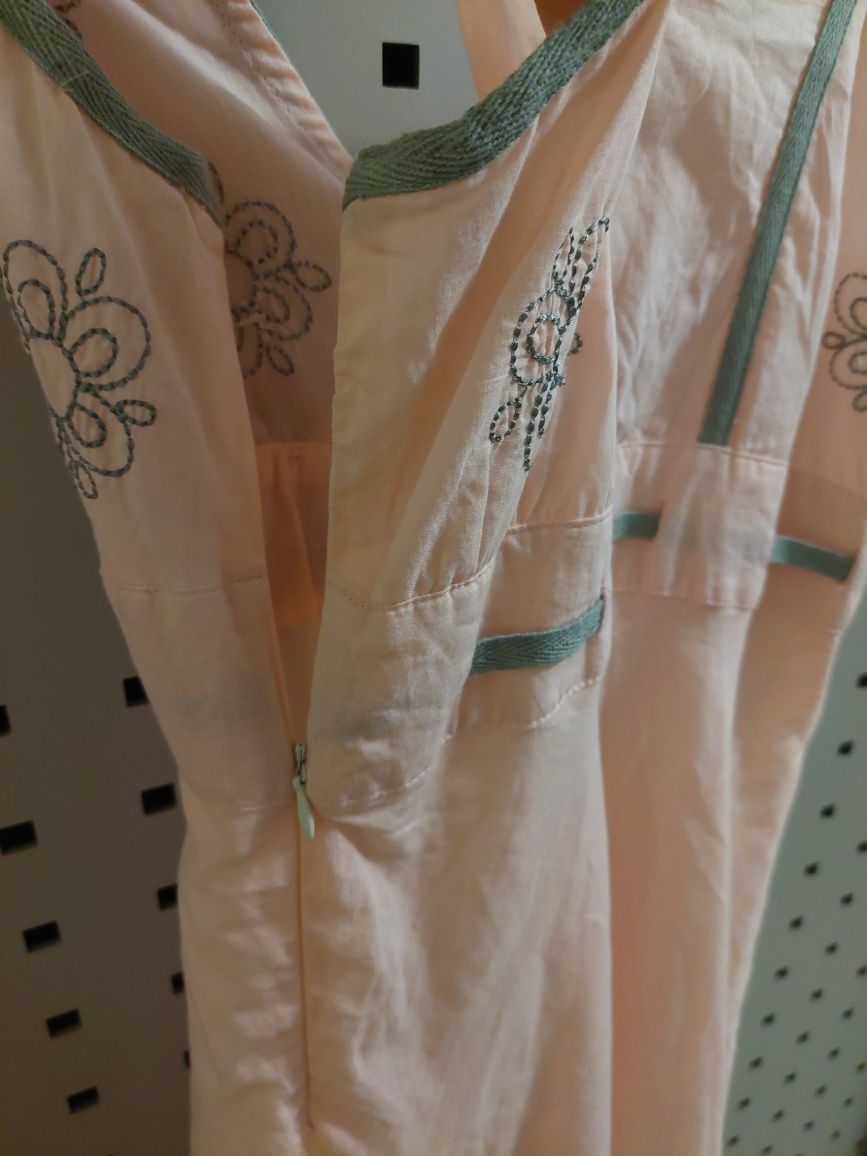 Sukienka 34 jedwab Donna Karan na ramiączka