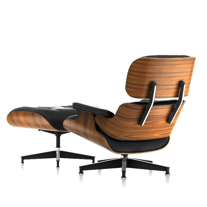 Cadeirão Eames Lounge - Pele - Novo - Design - Poltrona Cadeira Chaise