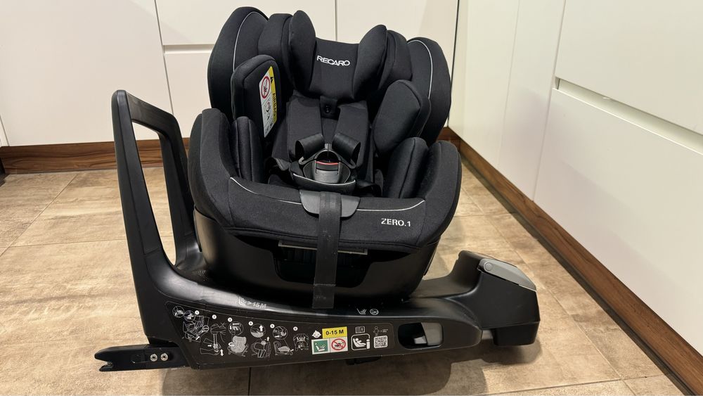 Fotelik Recaro Zero.1 I-SIZE 0-18 kg obrotowy RWF FWF