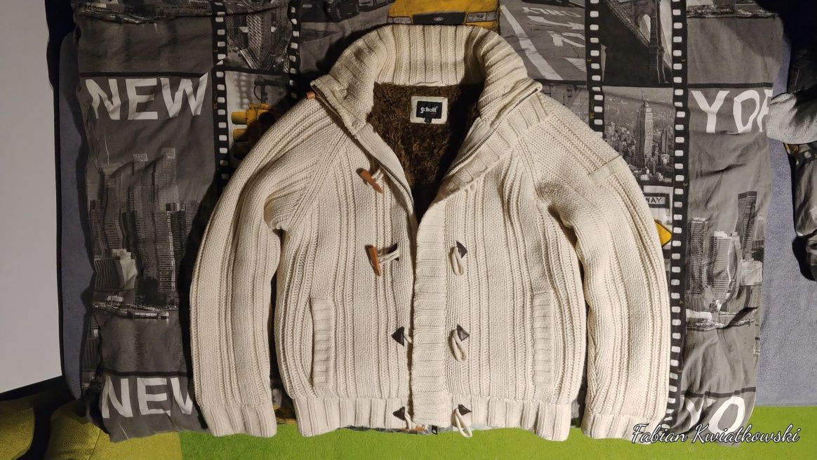 Sweter amerykańskiej firmy Schott NYC + GRATIS