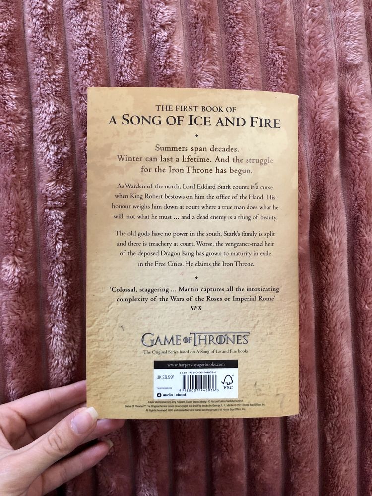 A Game Of Thrones livro 1