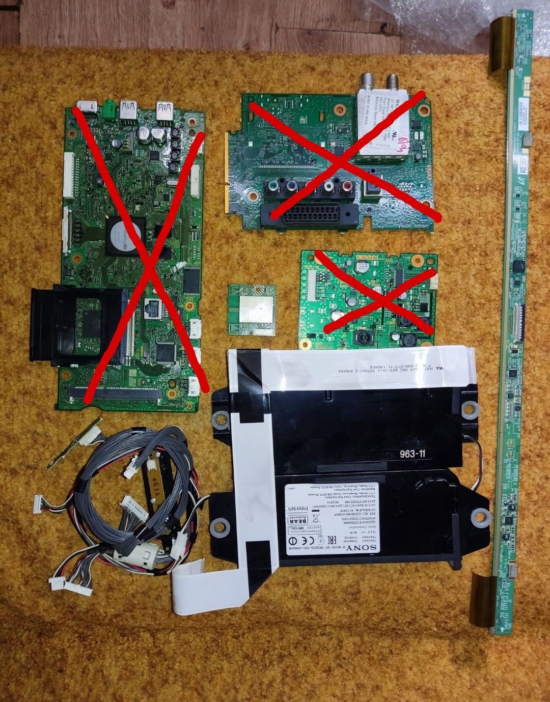 tv sony kdl-40w605b części zamienne