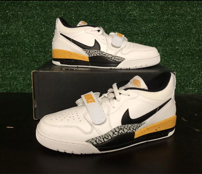 Air Jordan Legacy 312 Low White/Black-Yellow Orche