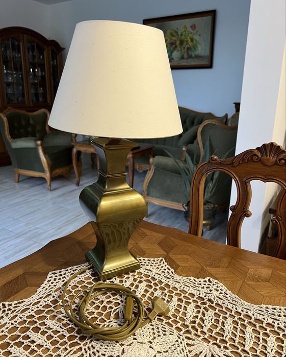 Piękna stylowa stara lampa Kullmann