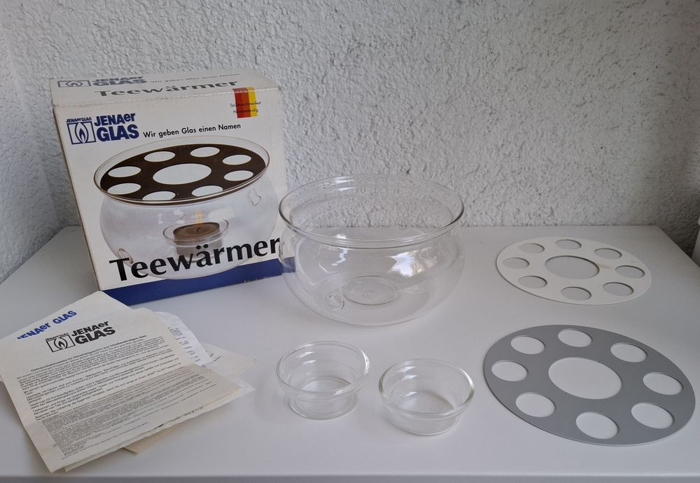 JANAer GLAS podgrzewacz szklany żaroodporny pod dzbanek