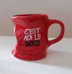Caneca "C'est moi le Boss" - Artigo NOVO.