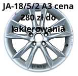 Volvo OE V60 S60 7.5&quot; x 18&quot; 5x112  31680200  Audi A3 8V 7,5 X 17 ET51 8V0601025BP Felga aluminiowa