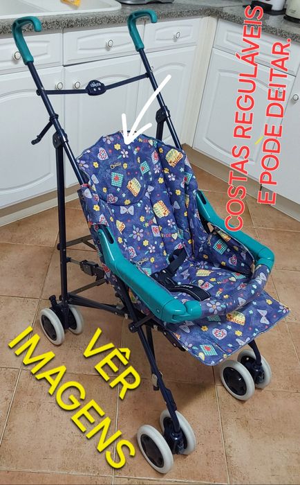 CARRINHO DE BEBÉ BENGALA CHICCO. Viagem,Casa,Passeio,Quarto,Segurança.