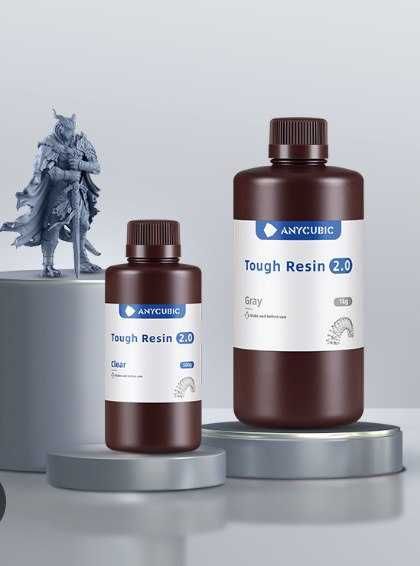 Anycubic Resin Tough Resin ULTRA Grey/White/Clear Надзвичайно гнучка