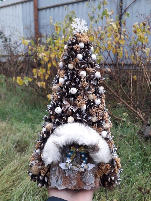 Новорічна поробка у школу,садочок. Зимова композиція.