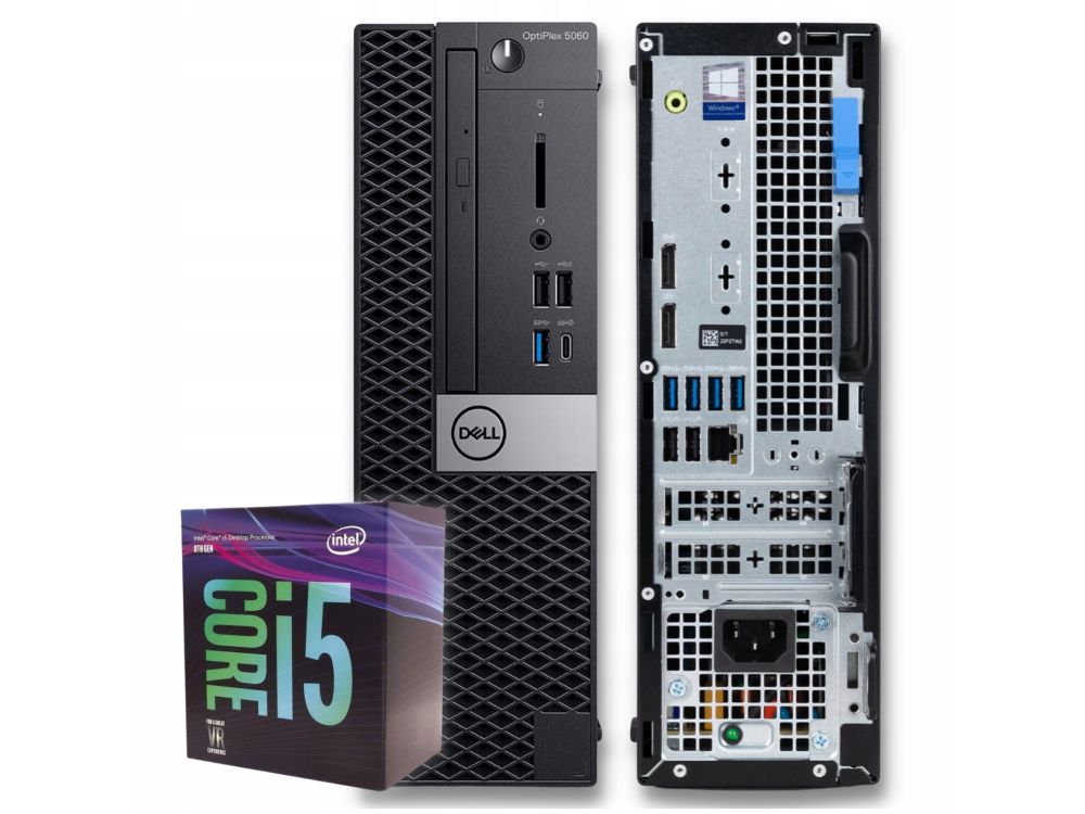 Komputer stacjonarny Dell 5060 SFF I5 8GEN 16GB DDR4 512SSD Win11Pro