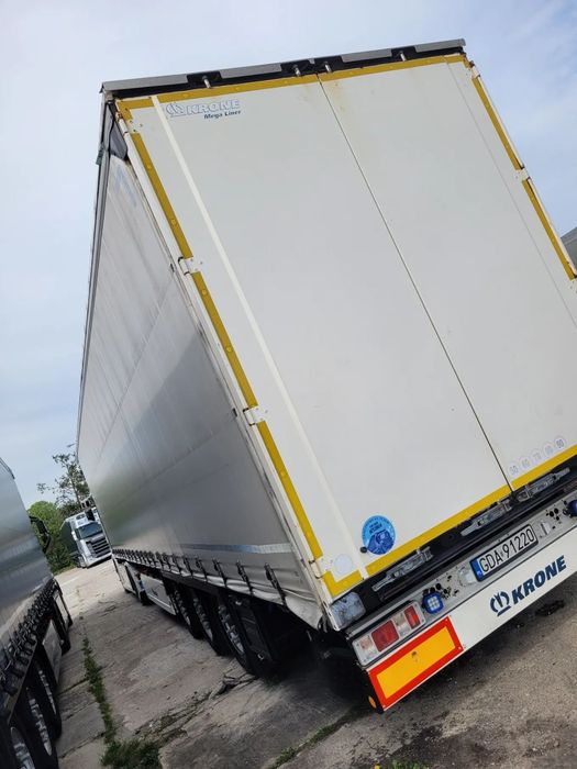 Krone MegaLiner  KRONE MEGALINER/PółMega 2xosie podnoszone, stop paleta, Certyfikaty XL