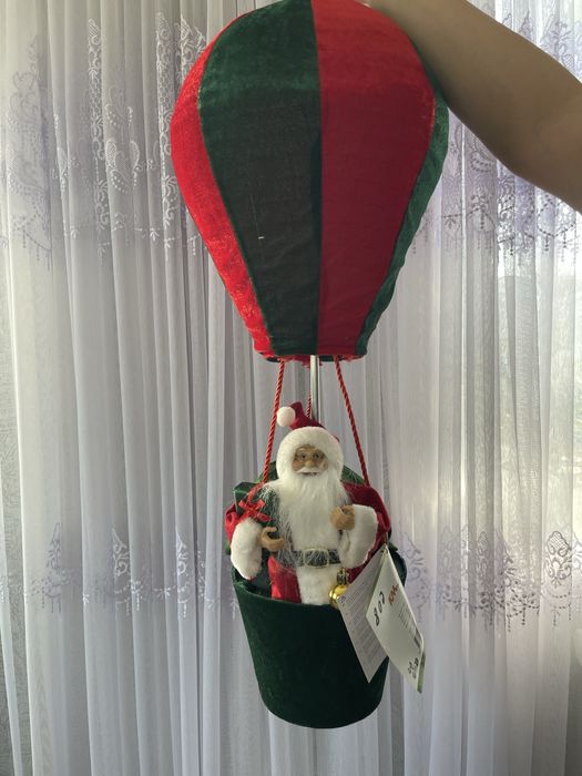 Новорічний декор, дід мороз, олень