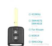 CHAVES COMPLETA PARA NISSAN ELGRAND X-TRAIL QASHQAI NAVARA MICRA NOTE NV200
