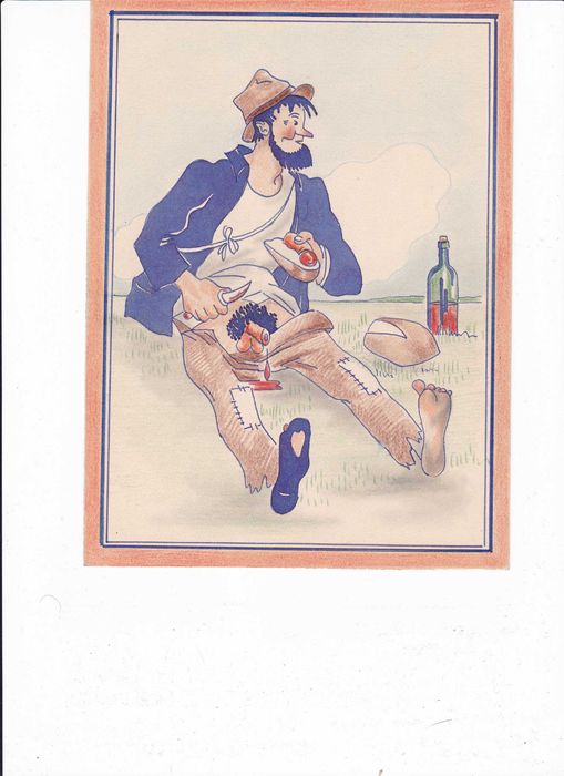 Andre Daix 1901 - 1976, karykatura Francja