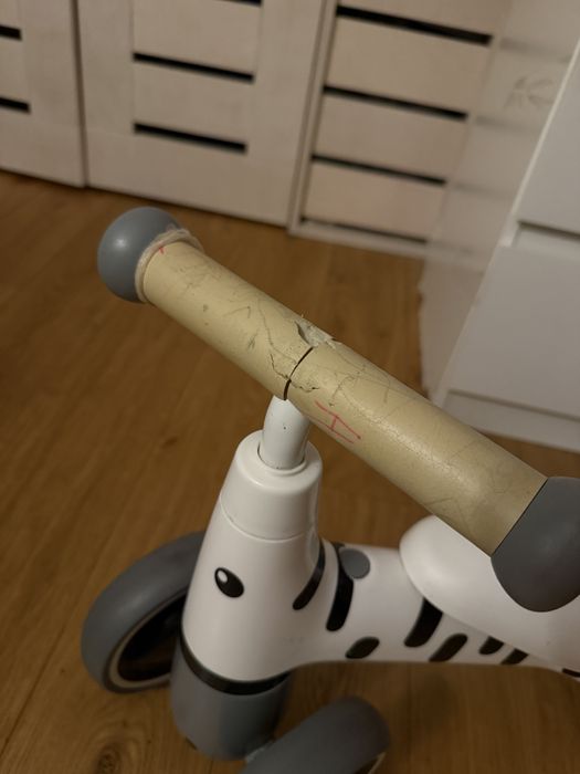 Rowerek biegowy ecotoys zebra