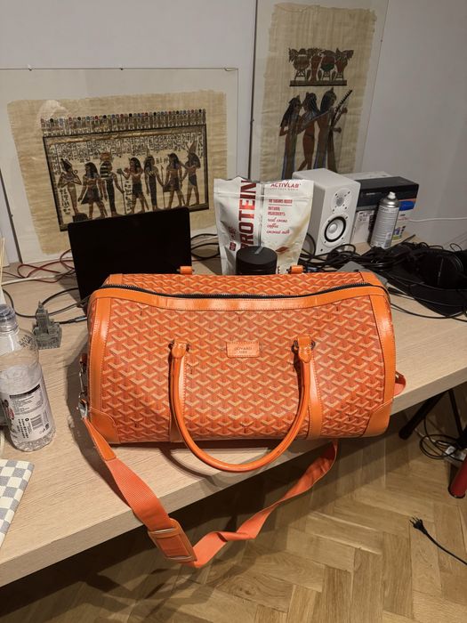 duża pomarańczowa torba Goyard