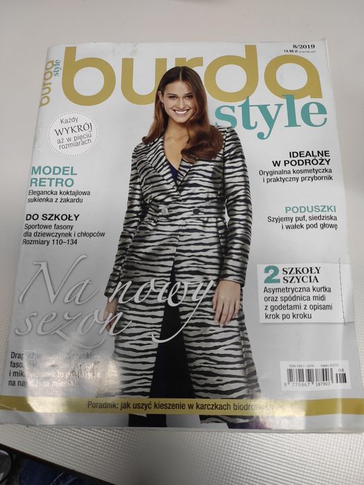 Burda 8/2019 czasopismo